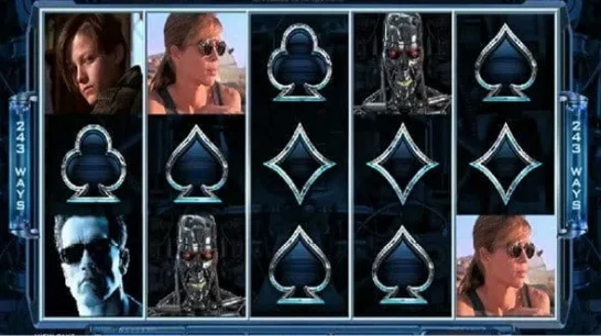 Wild symbols in online slot Terminator 2